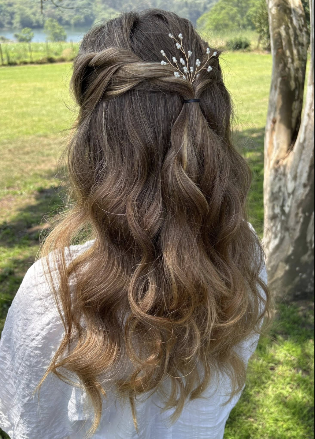 Beautiful hair colouring transformation